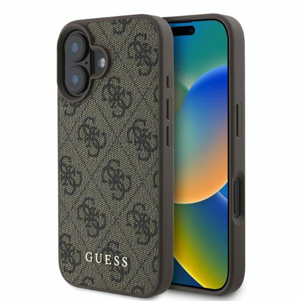 GUESS ümbris jaoks IPHONE 16 GUHCP16SG4GFBR (PU 4G Classic) brown