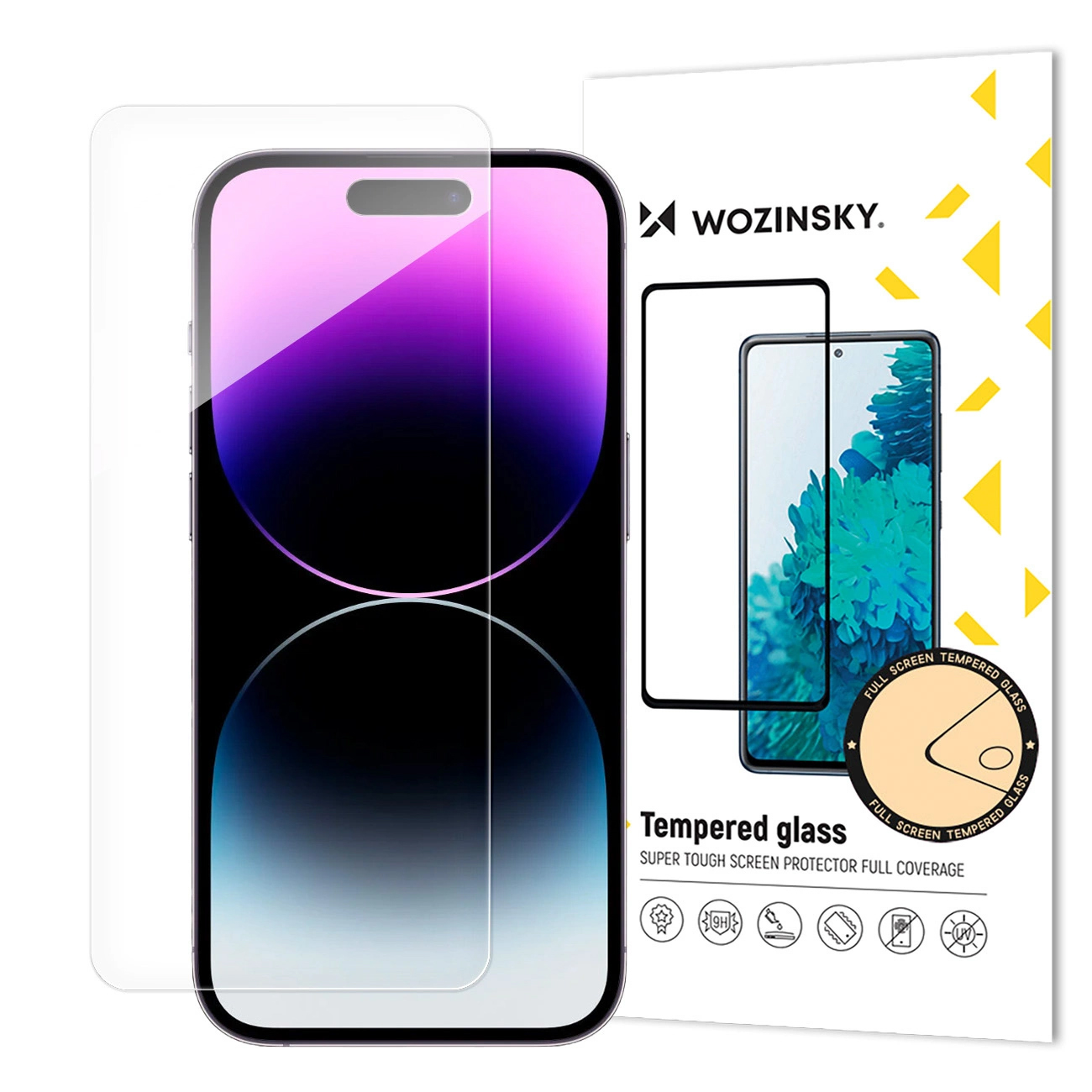 Wozinsky Full Cover Flexible Glass Hybrid Ekraanikaitse jaoks iPhone 16 Plus