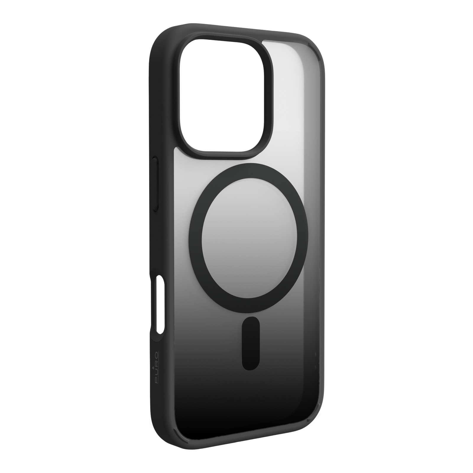 Puro Gradient MagSafe Silicone Ümbris jaoks iPhone 16 Pro Max - Must