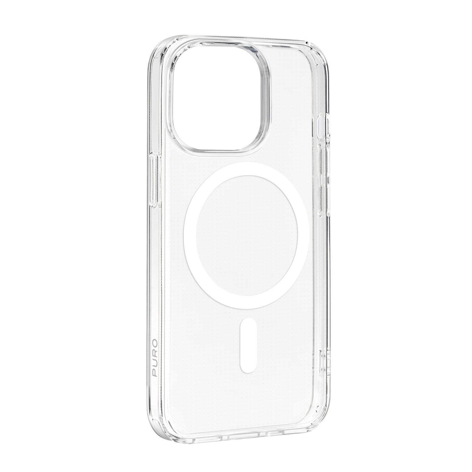 Puro Cover in PC+TPU+TPE with integrated magnets "LITE MAG PRO" jaoks iPhone 15 Pro, valge color