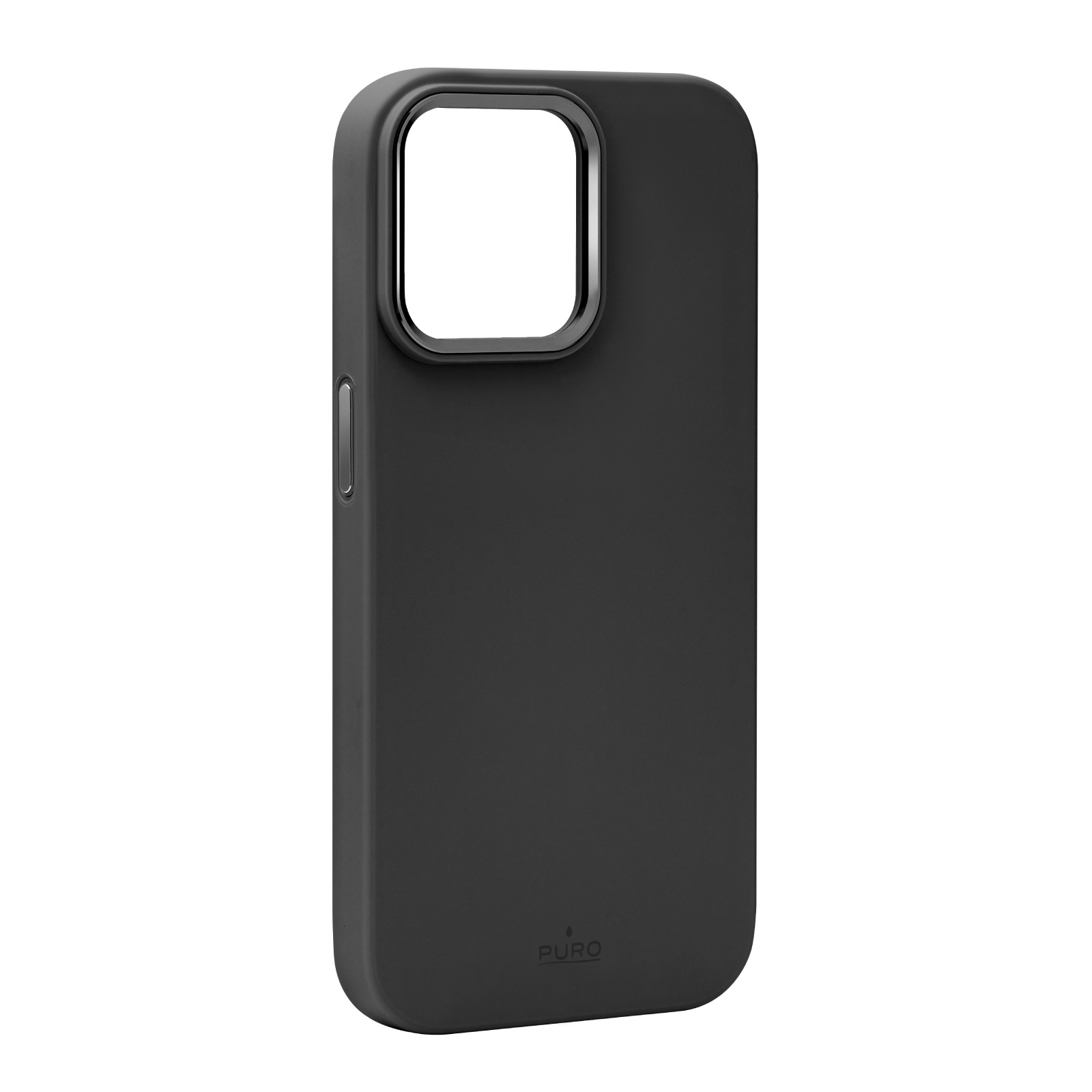 Puro Icon Mag Pro MagSafe Silicone Ümbris jaoks iPhone 15 Pro - Must