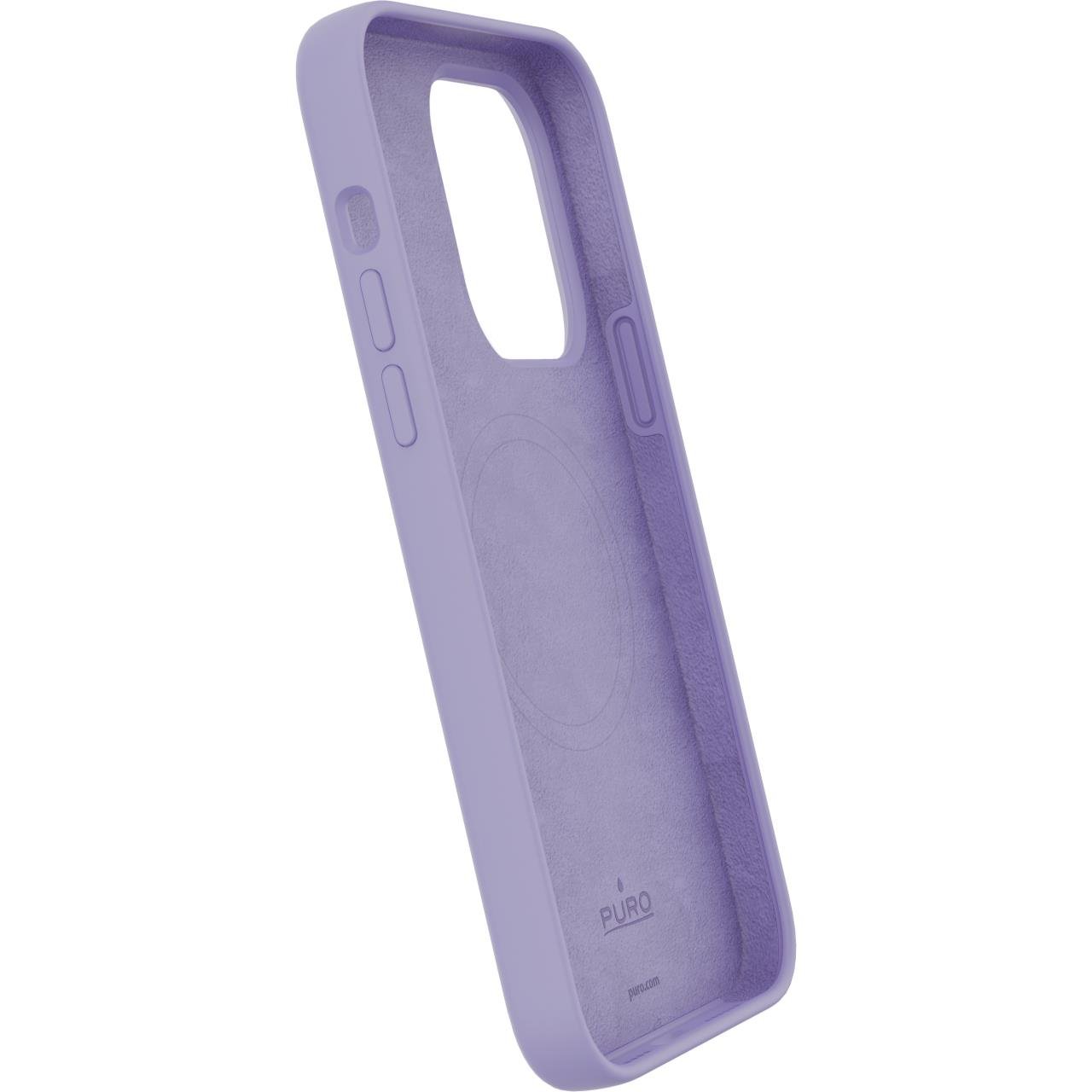 Puro Icon Mag MagSafe Silicone Ümbris jaoks iPhone 14 Pro - Lavender