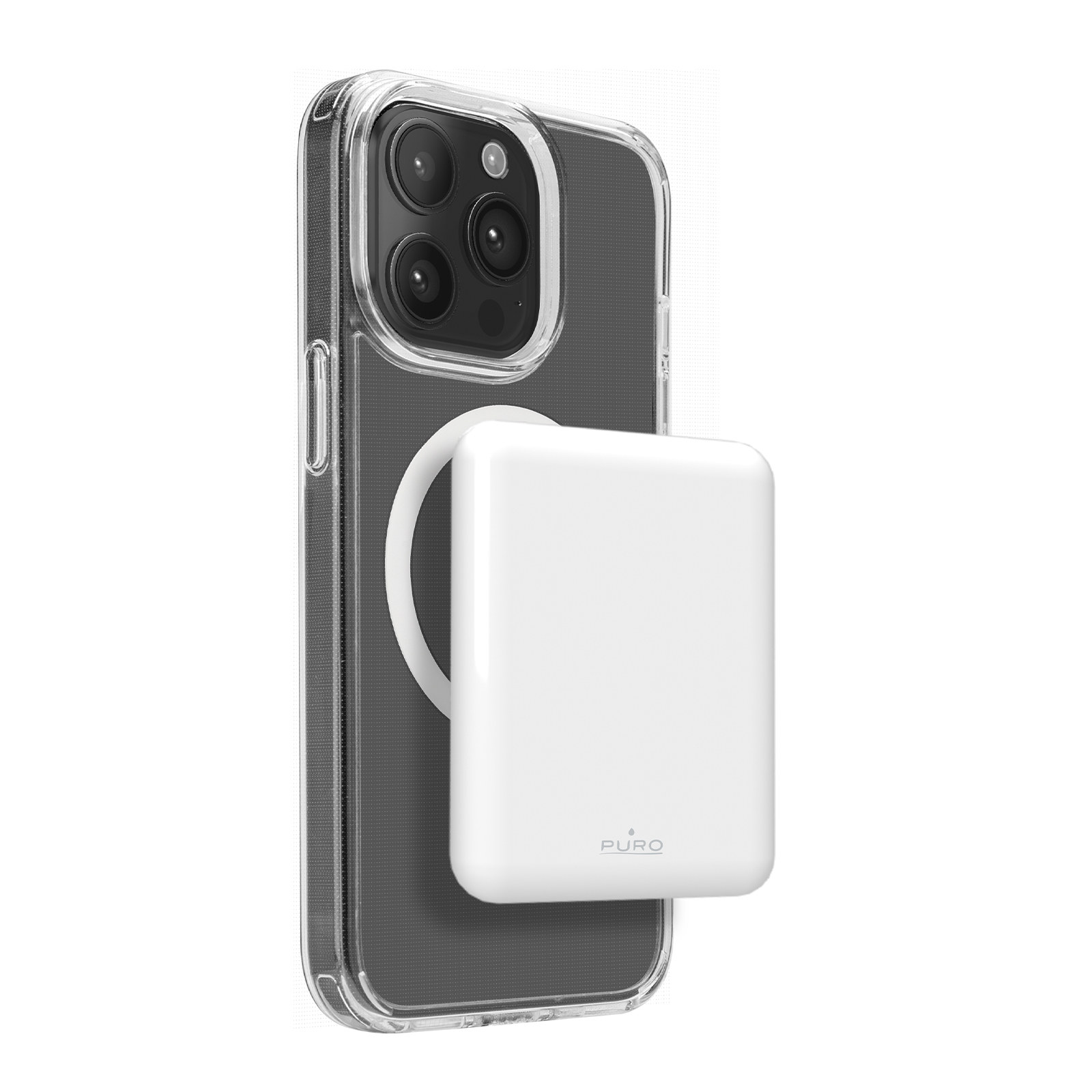 Puro Power Mag 5000mAh Powerbank MagSafe USB-C - valge