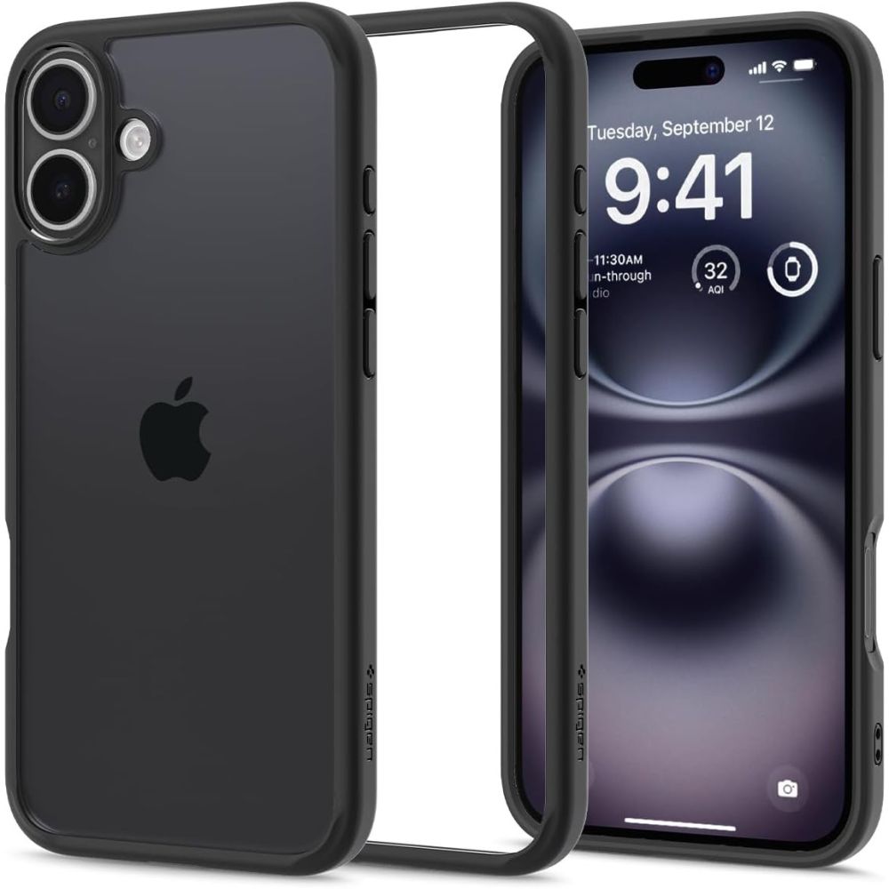 SPIGEN ümbris ULTRA HYBRID jaoks IPHONE 16 matte must
