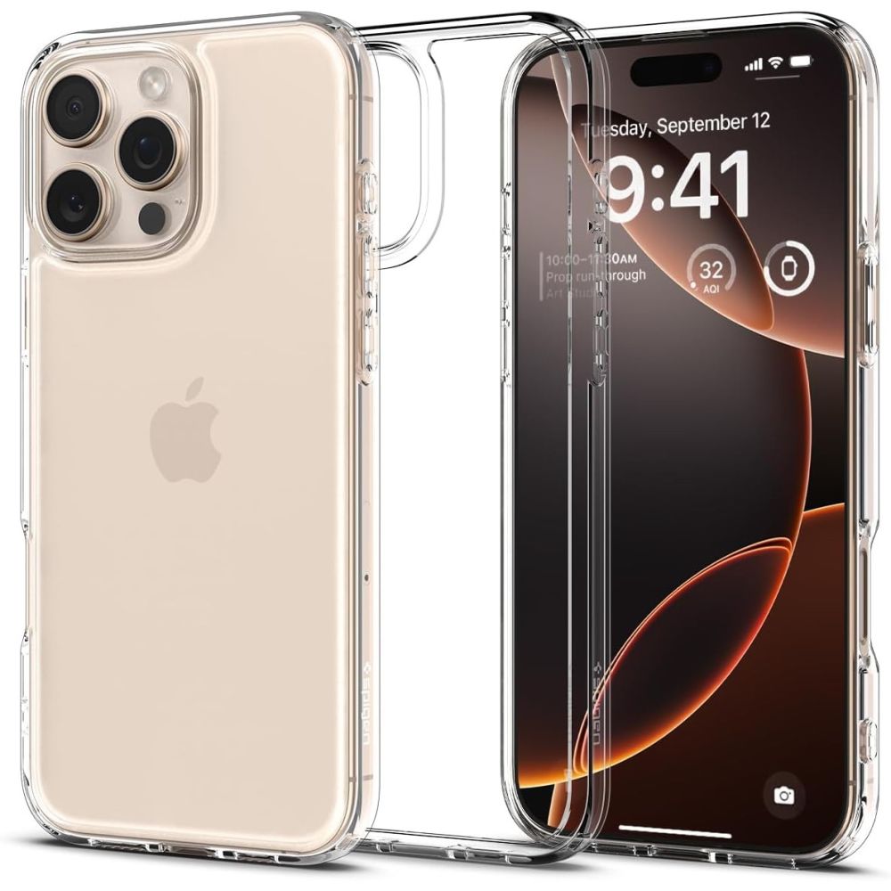 Spigen Ultra Hybrid Ümbris jaoks iPhone 16 Pro Max - Clear