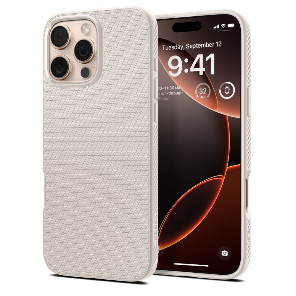 Spigen Liquid Air Ümbris jaoks iPhone 16 Pro Max - Titanium