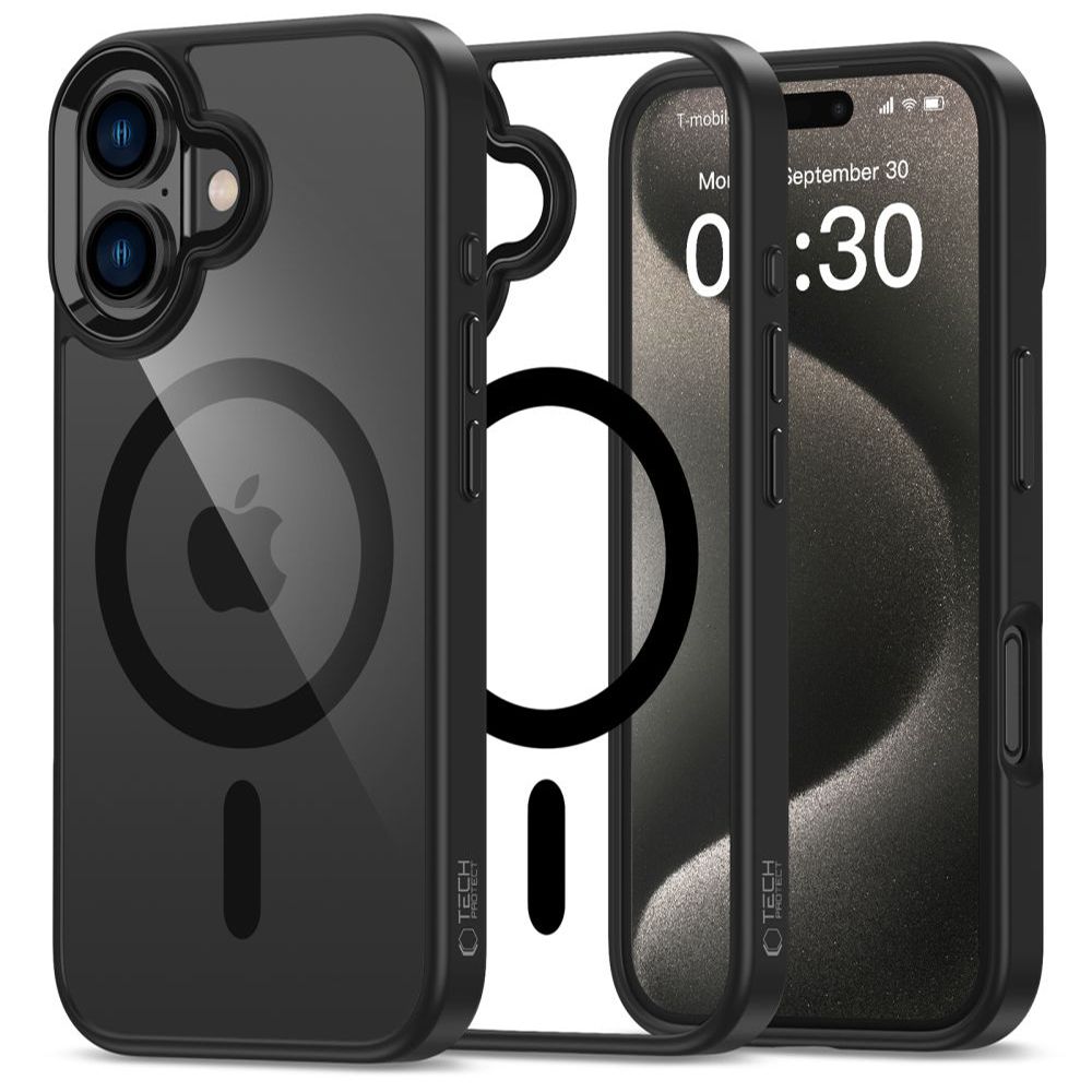 Tech-Protect MagMat MagSafe iPhone 16 Ümbris - Clear