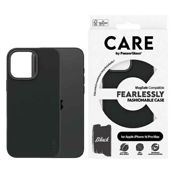 CARE by PanzerGlass Fashion Ümbris iPhone 16 Pro Max 6.9" must/must MagSafe 1380