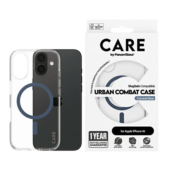 CARE by PanzerGlass Flagship Ümbris iPhone 16 6.1" sinine/sinine MagSafe 1365