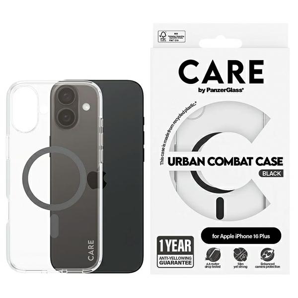 CARE by PanzerGlass Flagship Ümbris iPhone 16 Plus 6.7" must/must MagSafe 1347
