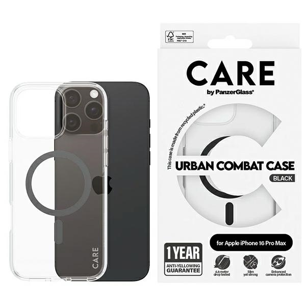 CARE by PanzerGlass Flagship Ümbris iPhone 16 Pro Max 6.9" must/must MagSafe 1348