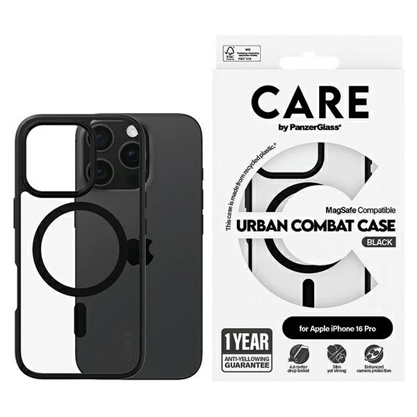 CARE by PanzerGlass Flagship Urban Ümbris iPhone 16 Pro 6.3" MagSafe 1358