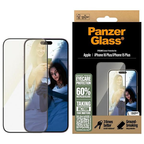 PanzerGlass EyeCare Ekraanikaitse iPhone 16 Plus 6.7" Ultra-Wide Fit 2867
