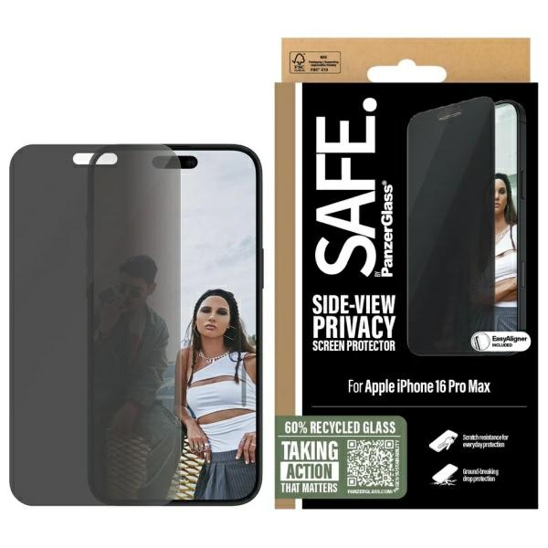 SAFE by PanzerGlass iPhone 16 Pro Max 6.9" Privaatsus Ekraanikaitse Ultra-Wide Fit SAFEP95878