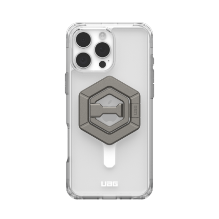 UAG Urban Armor Gear ümbris PLYO compatible with MagSafe and Magnetic Ring Stand jaoks IPHONE 16 Pro Max ice-valge / titanium
