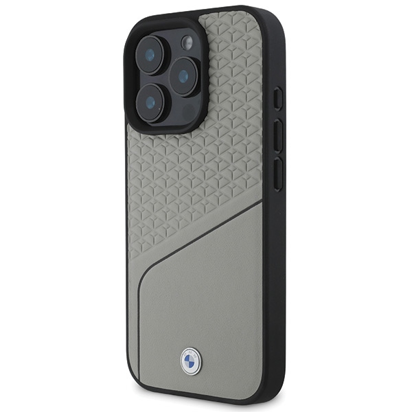 BMW Sign Leather Textured and Line MagSafe iPhone 16 Pro Ümbris - hall