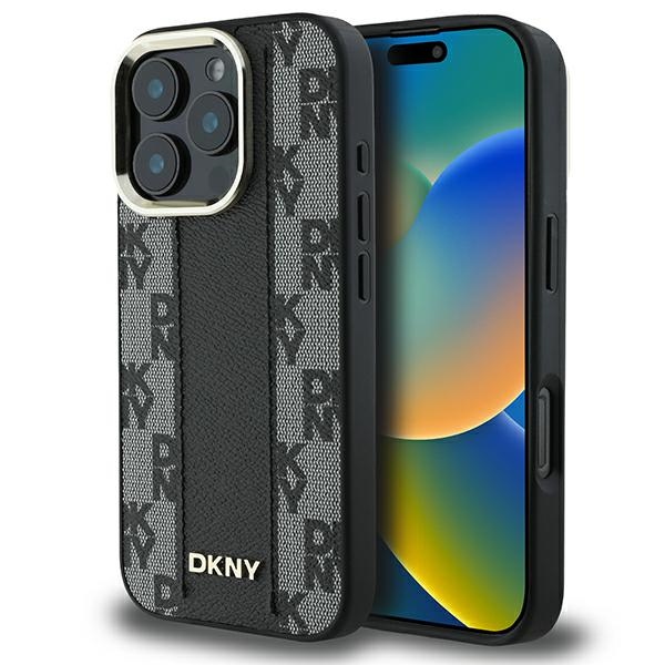 DKNY Checkered Pattern Magsafe iPhone 16 Pro Max Ümbris - Must