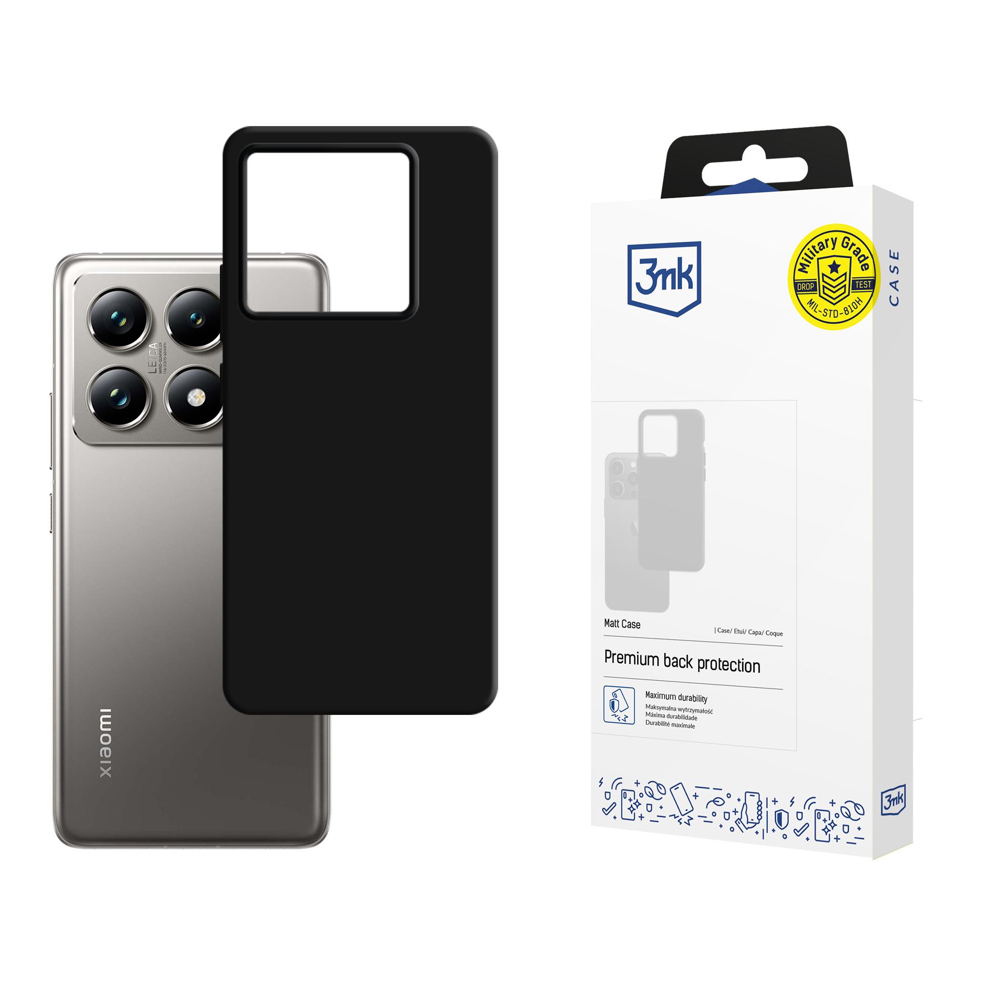 Ümbris 3mk Matt Ümbris Xiaomi 14T Pro must