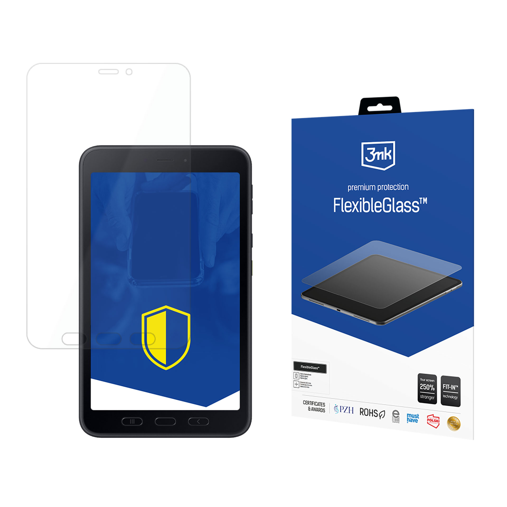 Karastatud klaas 3mk FlexibleGlass jaoks Samsung Galaxy Tab Active 5