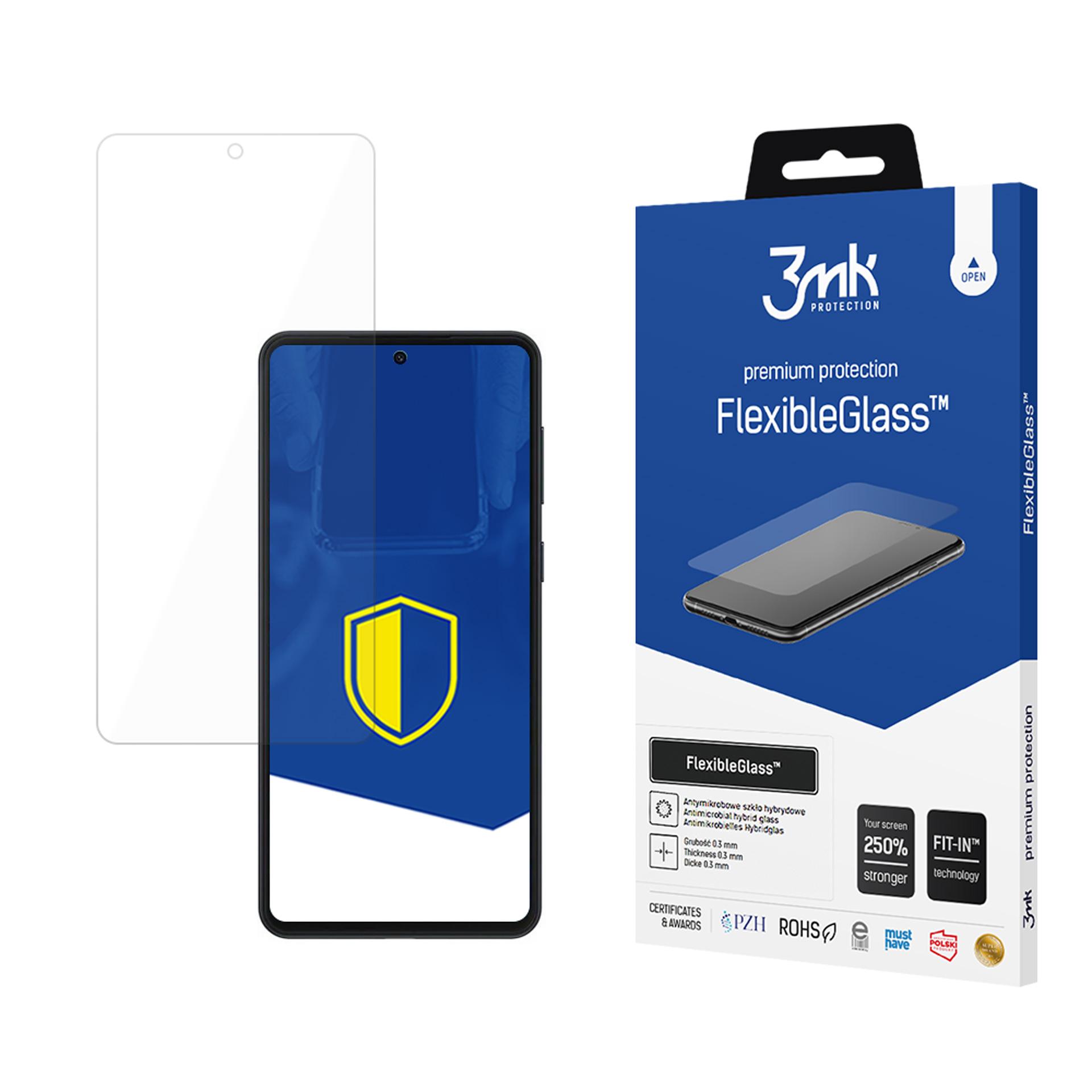 Karastatud klaas 3mk FlexibleGlass jaoks Samsung Galaxy M55