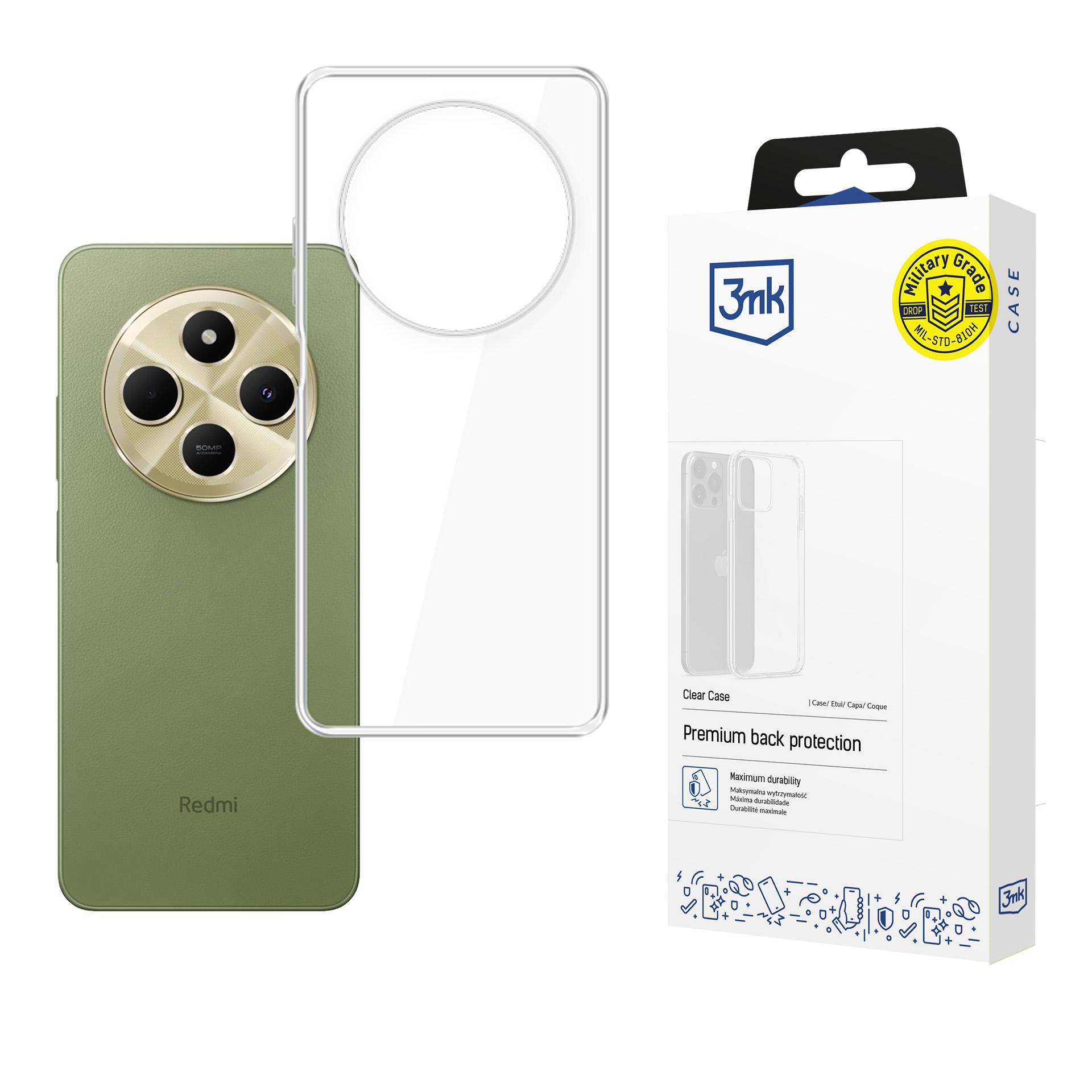3mk Clear Ümbris jaoks Xiaomi Redmi 14C - läbipaistev