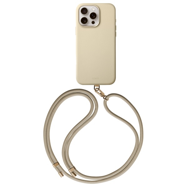 Uniq Coehl Muse Magnetic Charging Ümbris jaoks iPhone 16 Pro Max - Beige
