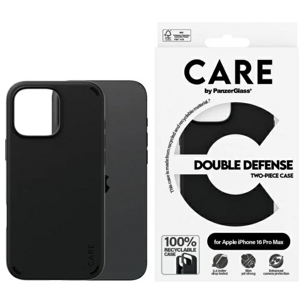 CARE by PanzerGlass Feature Double Defense Ümbris jaoks iPhone 16 Pro - Must