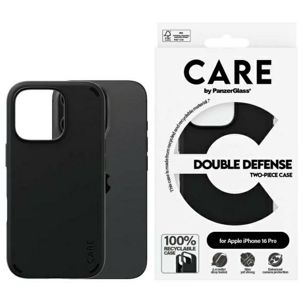 CARE by PanzerGlass Feature Double Defense Ümbris jaoks iPhone 16 Pro - Must