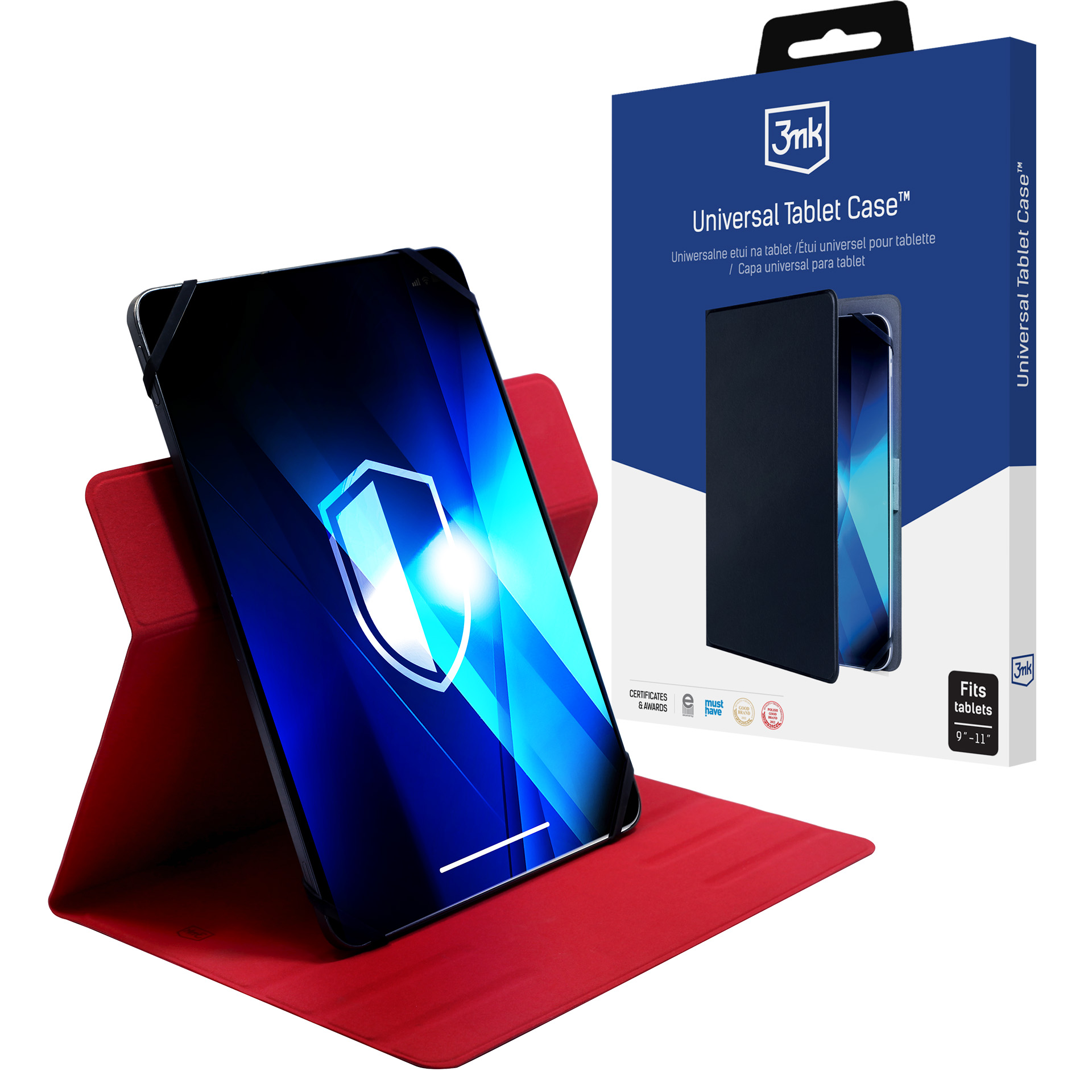 Universal Tablet Ümbris 3mk Universal Tablet Ümbris 9-11" - punane
