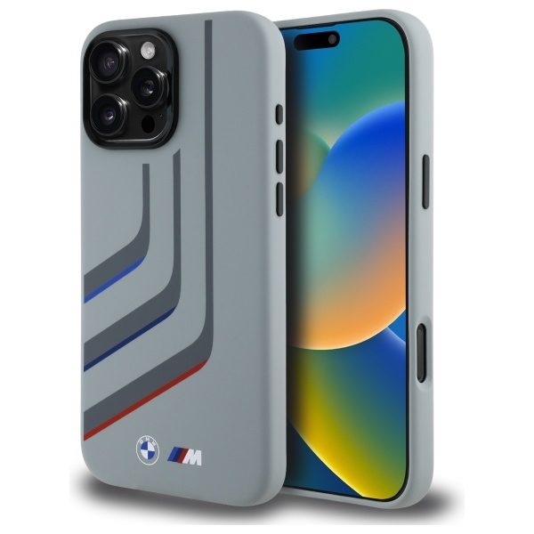 BMW Silicone Turning Lines MagSafe Ümbris jaoks iPhone 16 Pro Max - hall