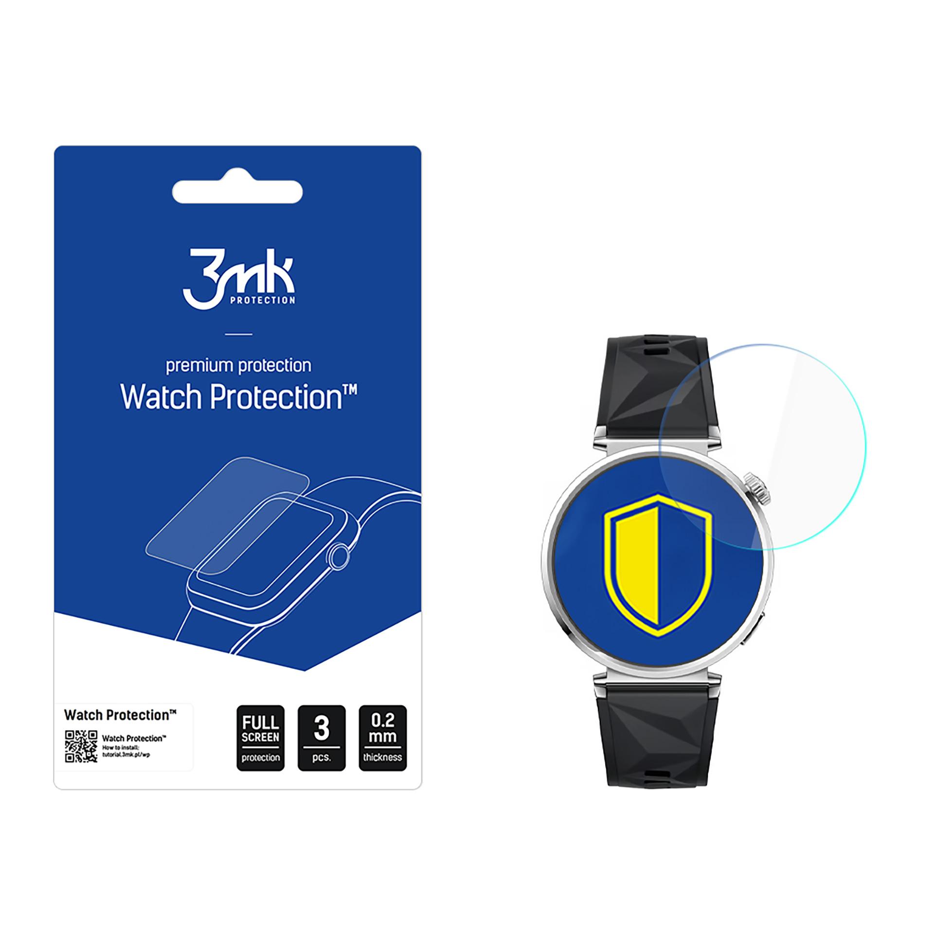 Hübriidklaas 3mk Watch Protection FlexibleGlass jaoks Huawei Watch GT 5 41mm