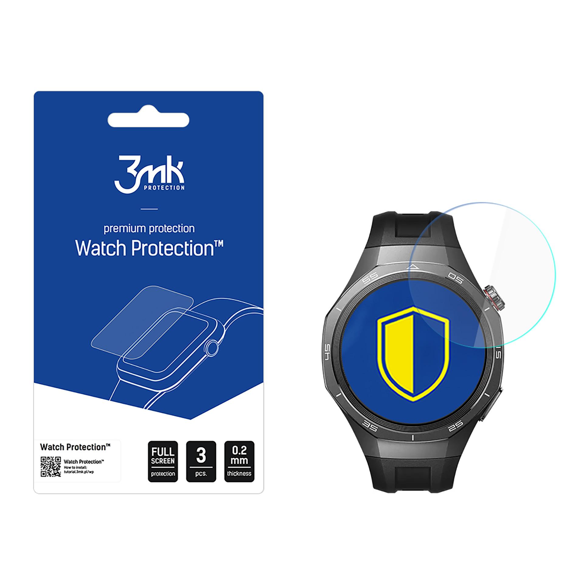 Hübriidklaas 3mk Watch Protection FlexibleGlass jaoks Huawei Watch GT5 Pro 46mm