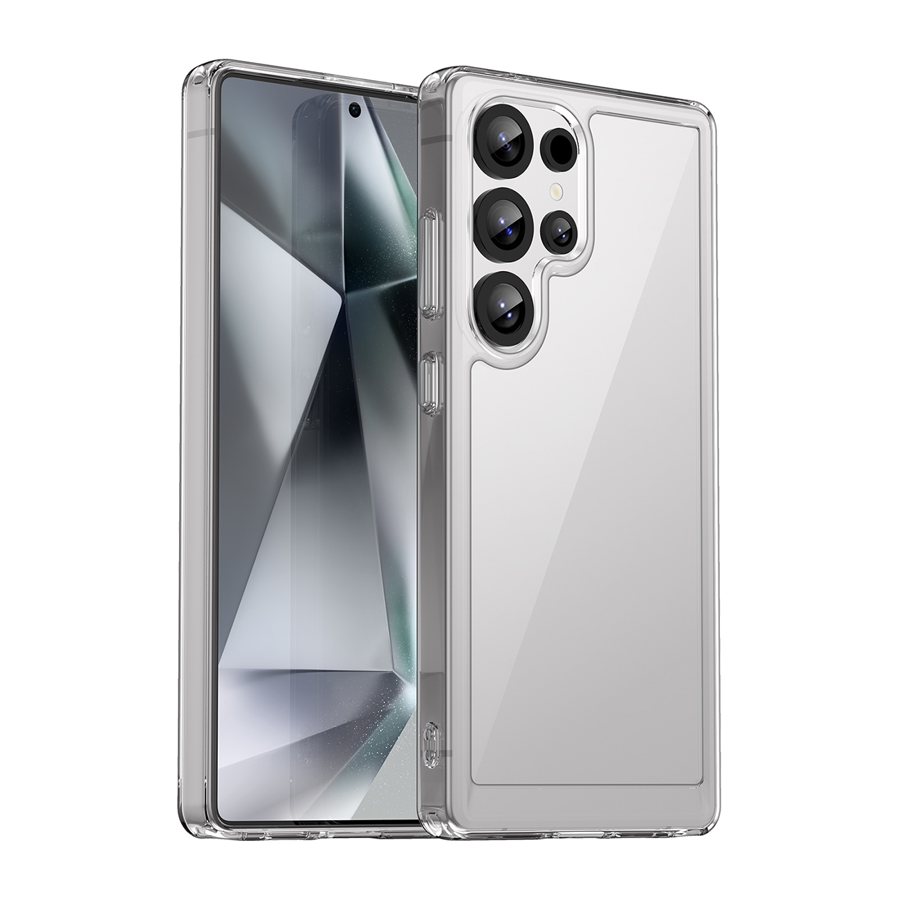 Outer Space Ümbris Silicone Ümbris with Gel Frame jaoks Samsung Galaxy S25 Ultra - läbipaistev
