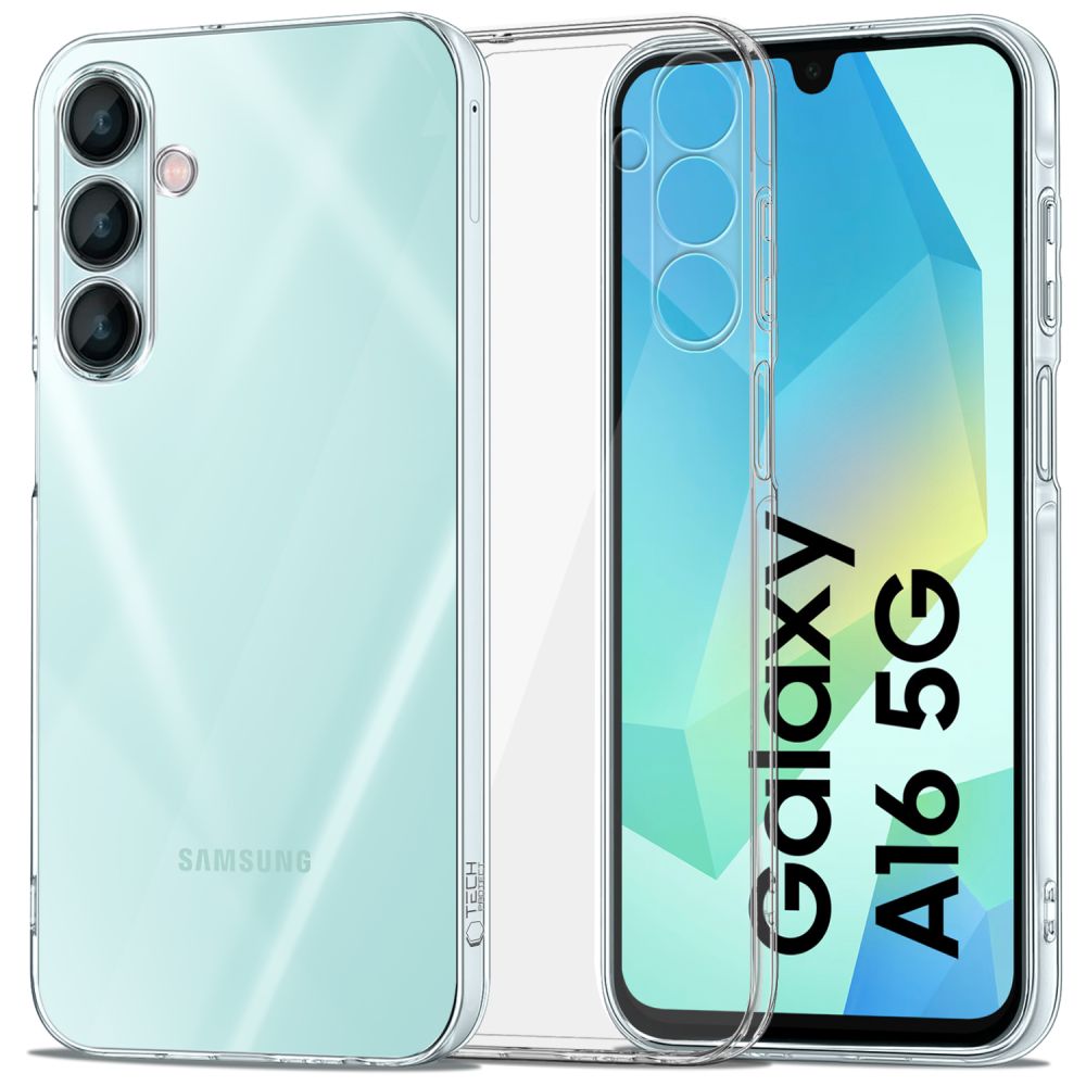 Tech-Protect FlexAir+ Ümbris jaoks Samsung Galaxy A16 4G / 5G - läbipaistev