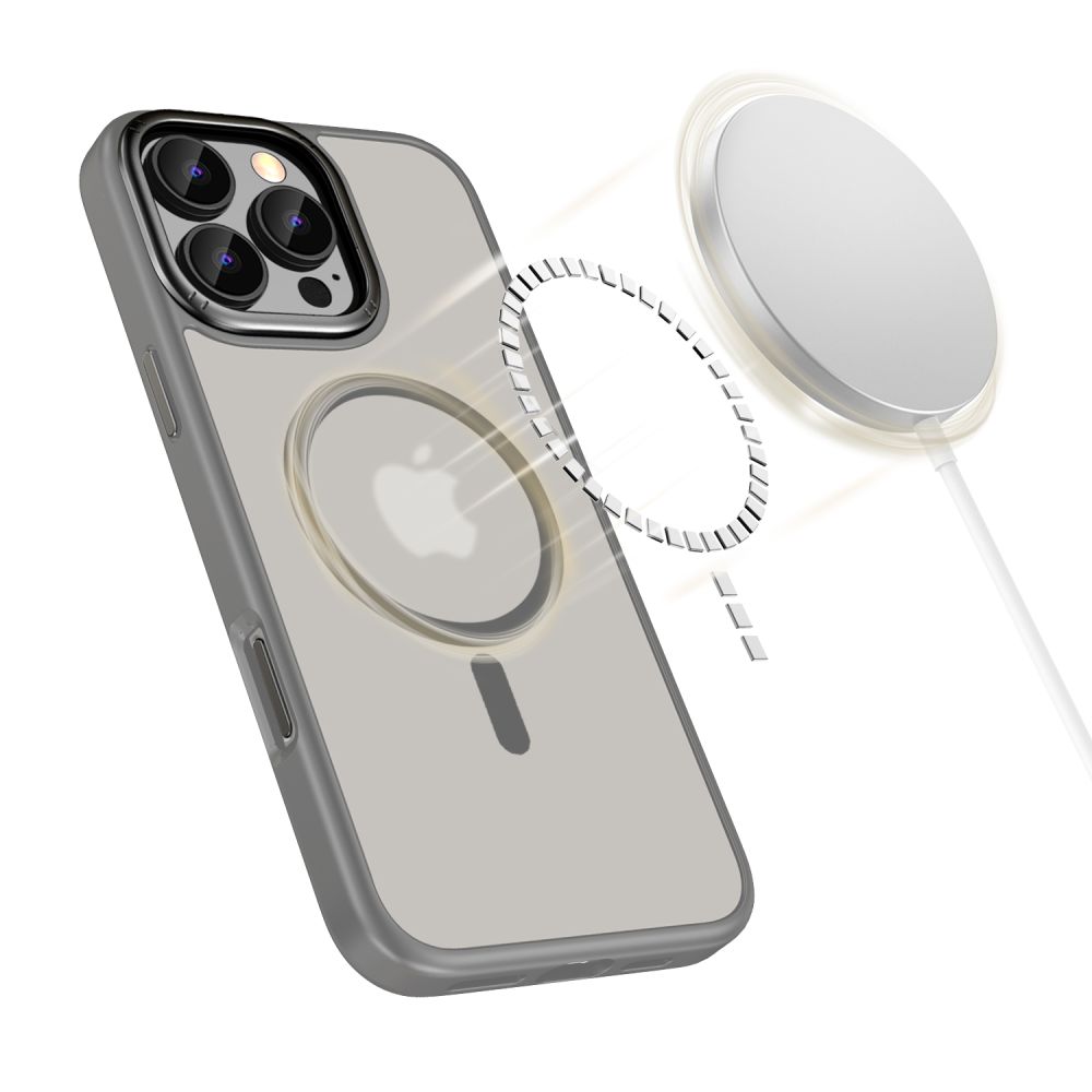 Tech-Protect MagEdge MagSafe ümbris jaoks iPhone 16 Pro Max - titanium