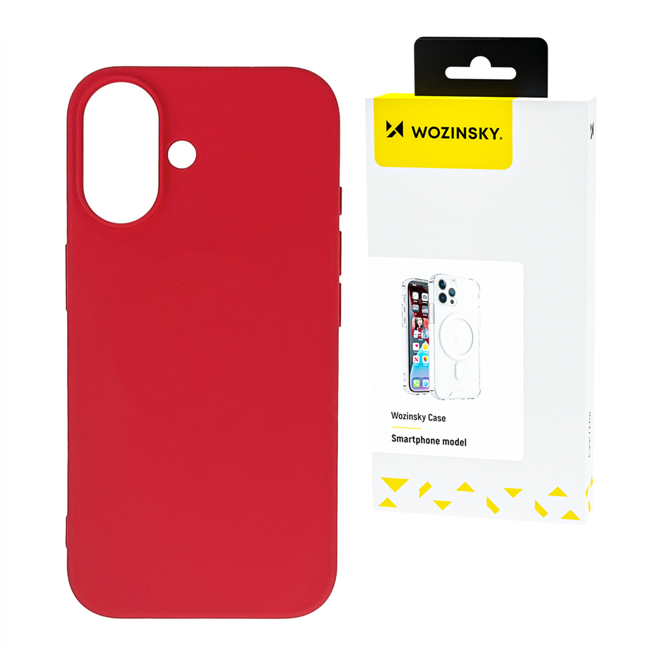 Wozinsky Silicone Ümbris jaoks Samsung Galaxy S25+ - punane