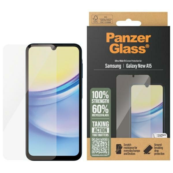 PanzerGlass Screen Protection Ultra-Wide Fit Karastatud klaas jaoks Samsung Galaxy A16 / A16 5G