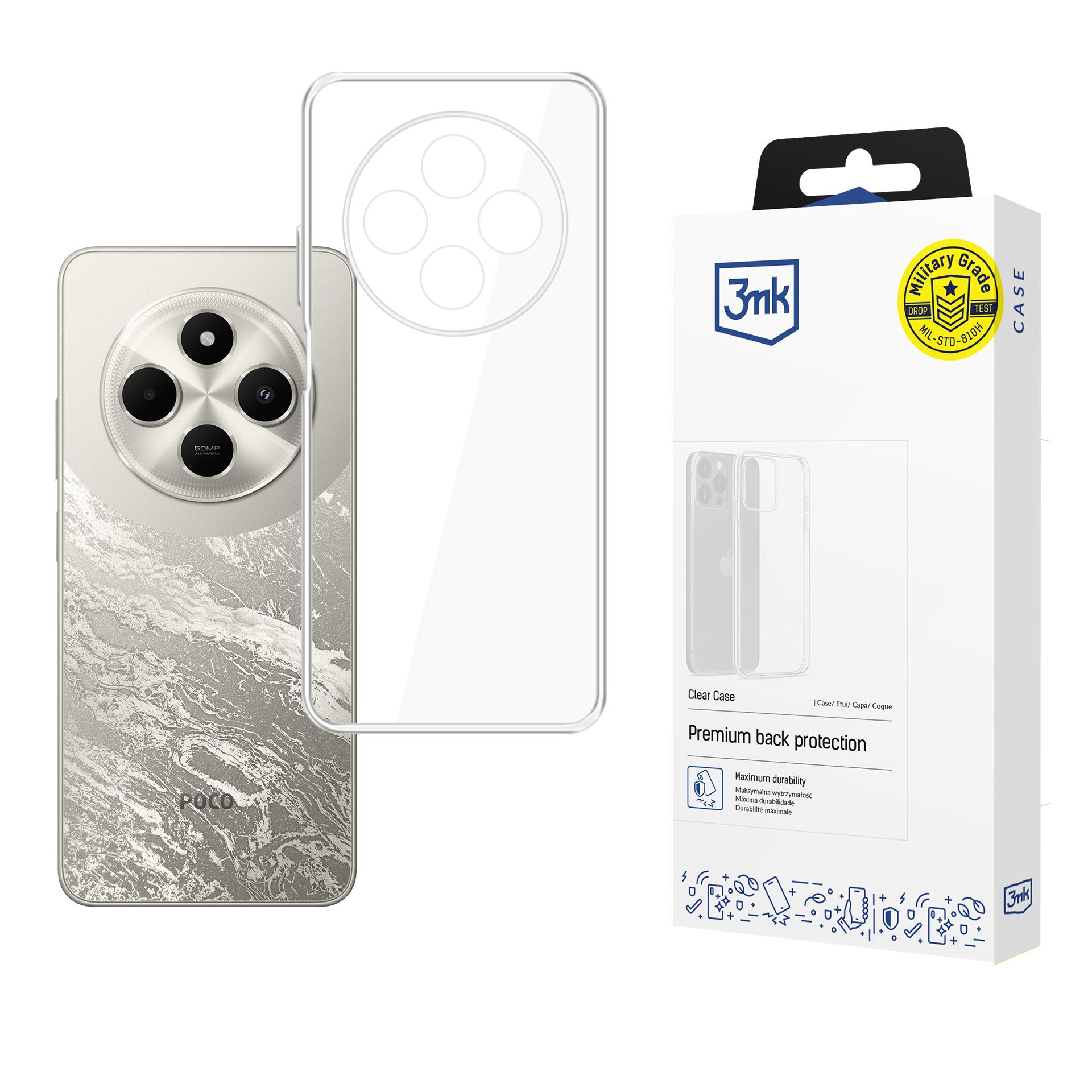 3mk Clear Ümbris jaoks Xiaomi Poco C75 - läbipaistev