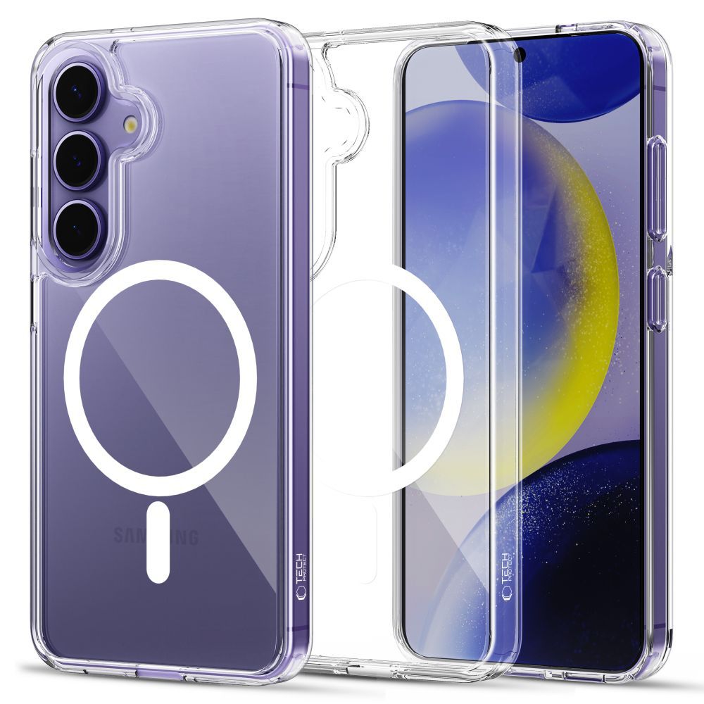 Tech-Protect FlexAir Hybrid MagSafe Ümbris jaoks Samsung Galaxy S25 - läbipaistev