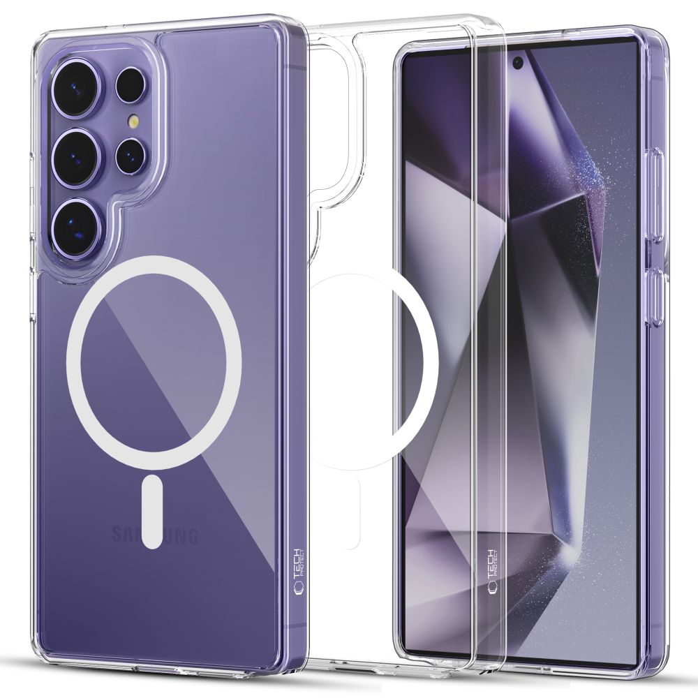 Tech-Protect FlexAir Hybrid MagSafe Ümbris jaoks Samsung Galaxy S25 Ultra - läbipaistev