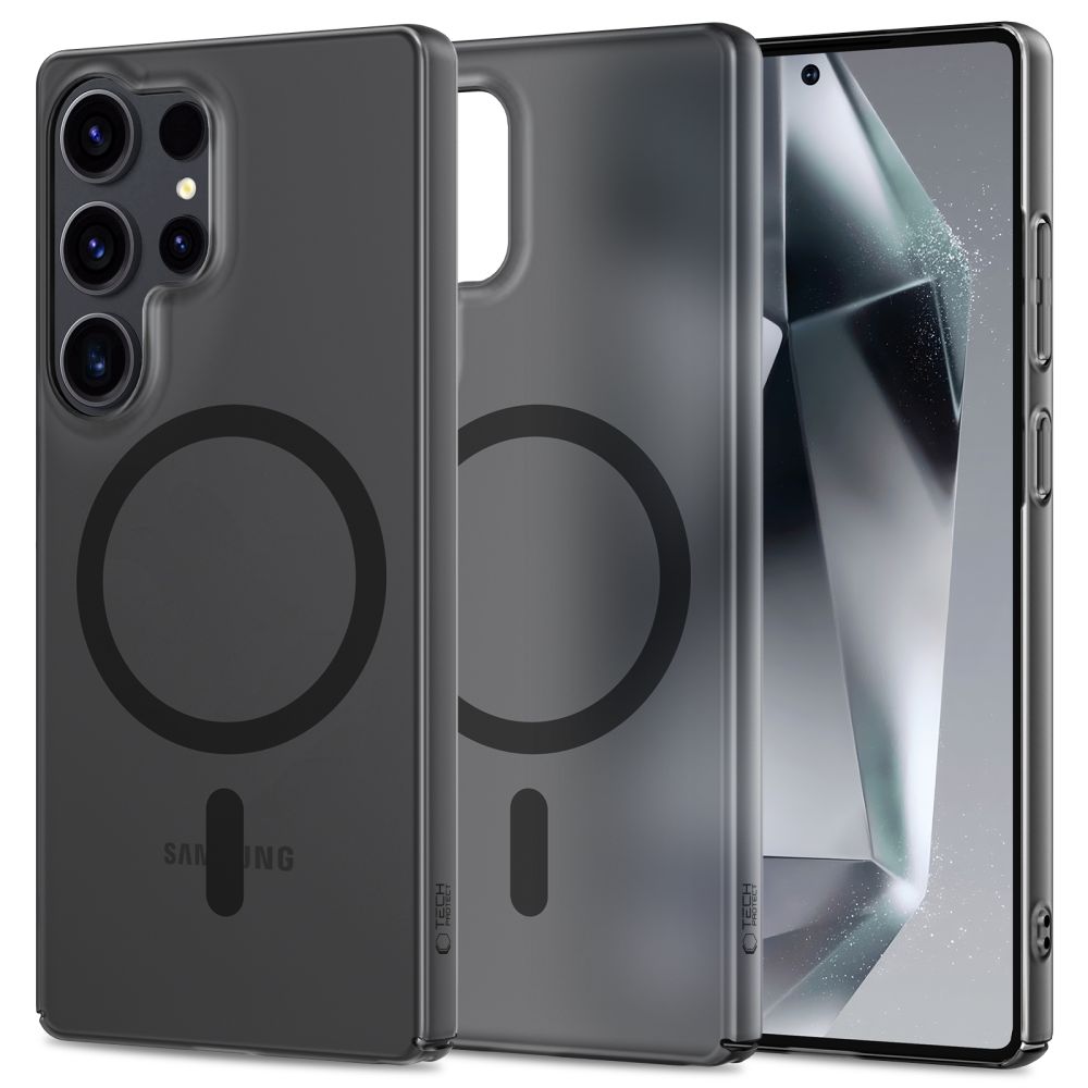 Tech-Protect MagSlim MagSafe Ümbris jaoks Samsung Galaxy S25 Ultra - must