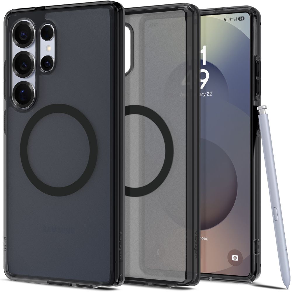 Spigen Ultra Hybrid Mag Ümbris jaoks Samsung Galaxy S25 Ultra - must
