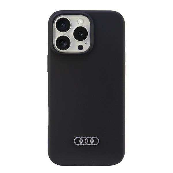 Audi Silicone Ümbris iPhone 16 Pro Max 6.9" must/must hardcase AU-LSRIP16PM-Q3/D1-BK