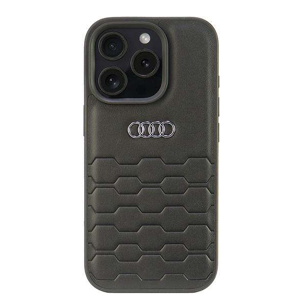 Audi Synthetic Leather iPhone 16 Pro 6.3" must/must hardcase AU-TPUPCIP16P-GT/D2-BK