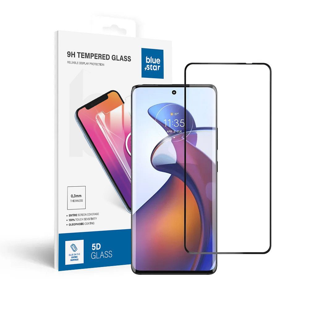 Karastatud klaas to Motorola Edge 30 FUSION sinine Star 5D must