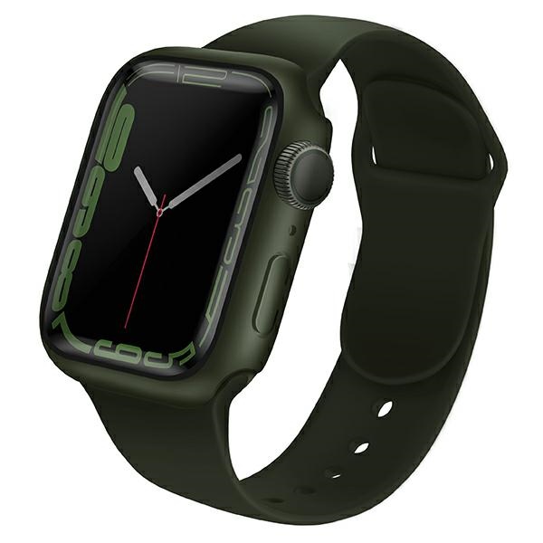 Чехол Uniq Legion для Apple Watch Series 7/8/9 45 мм зеленый/зеленый