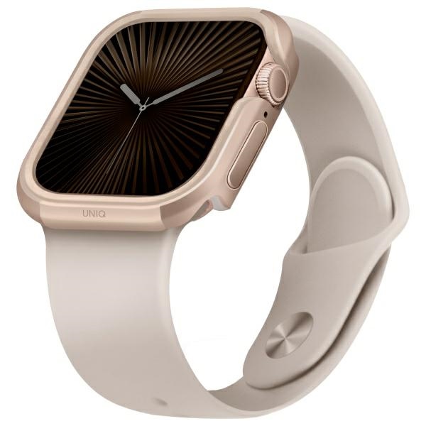 Uniq ümbris Valencia Apple Watch Series 46mm kuldne/kuldne