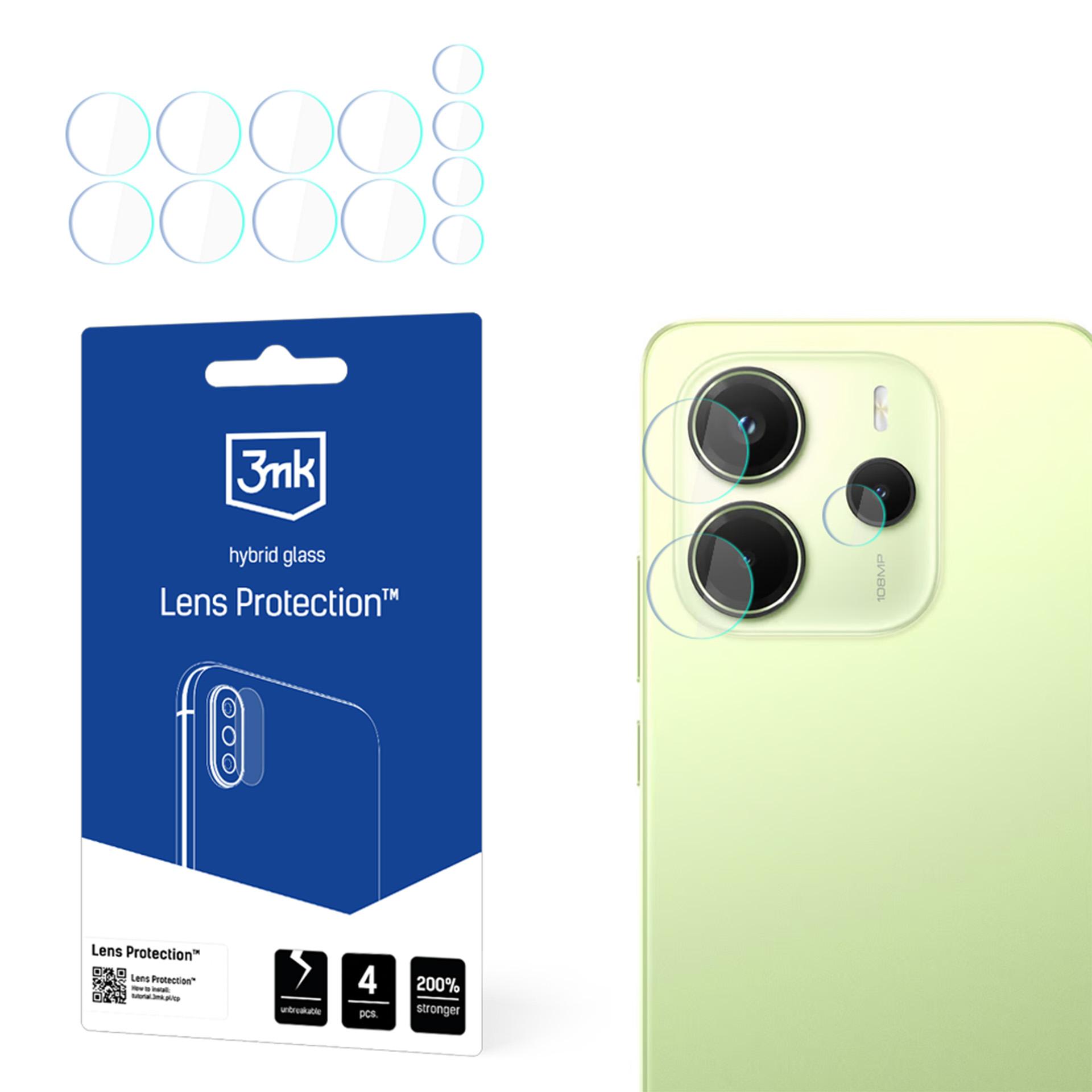 3mk Lens Protection Camera Glass jaoks Xiaomi Redmi Note 14 4G
