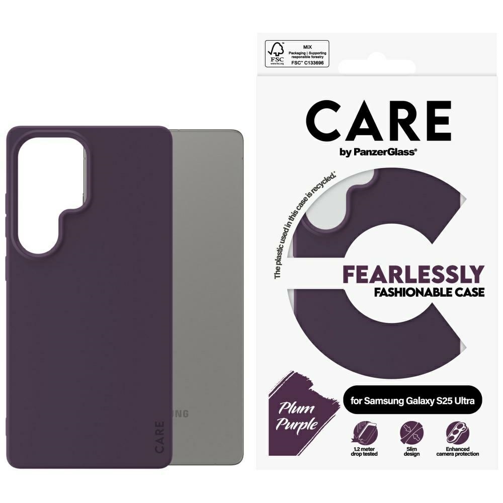 CARE by PanzerGlass Fashion Ümbris jaoks Samsung Galaxy S25 Ultra - Lilla