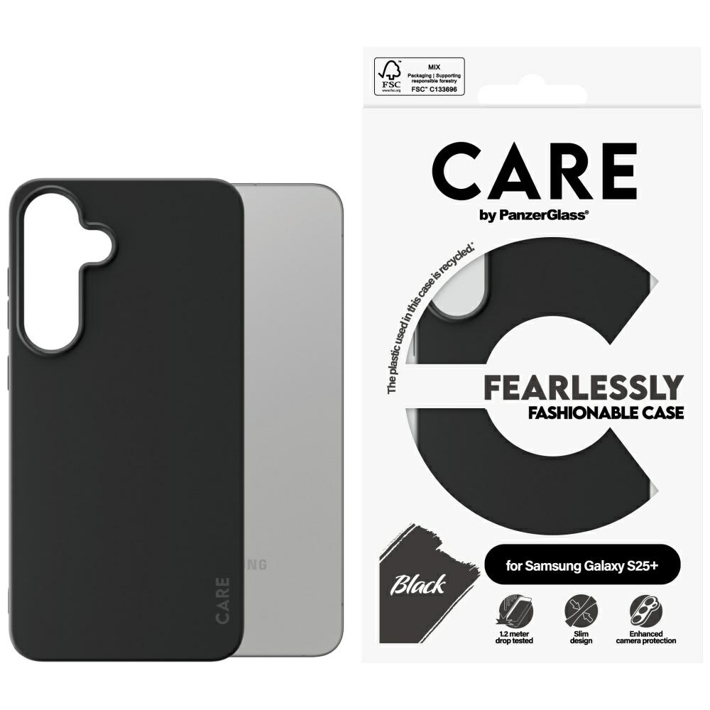 CARE by PanzerGlass Fashion Ümbris jaoks Samsung Galaxy S25+ - Must